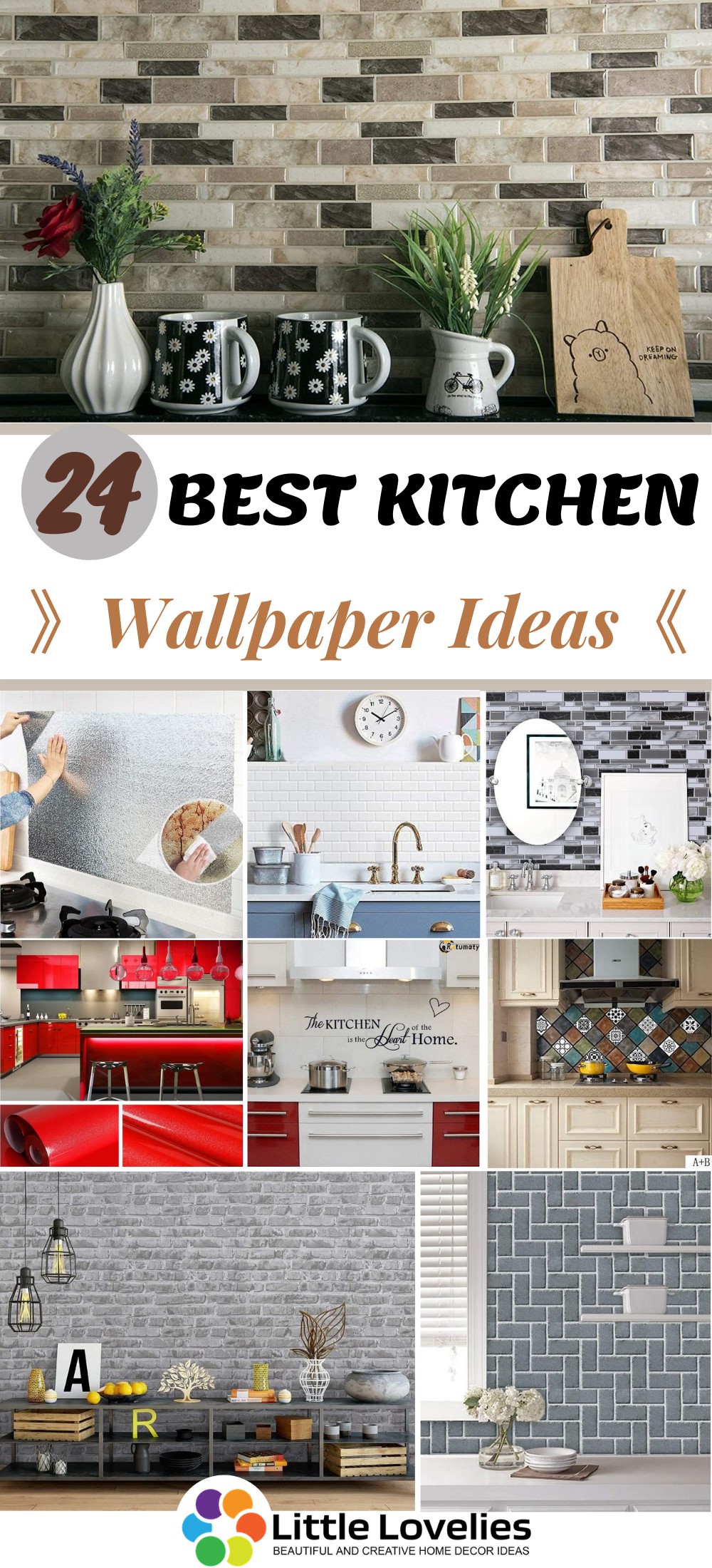 18 Kitchen Wallpaper Ideas To Make It Look Thrice As Elegan