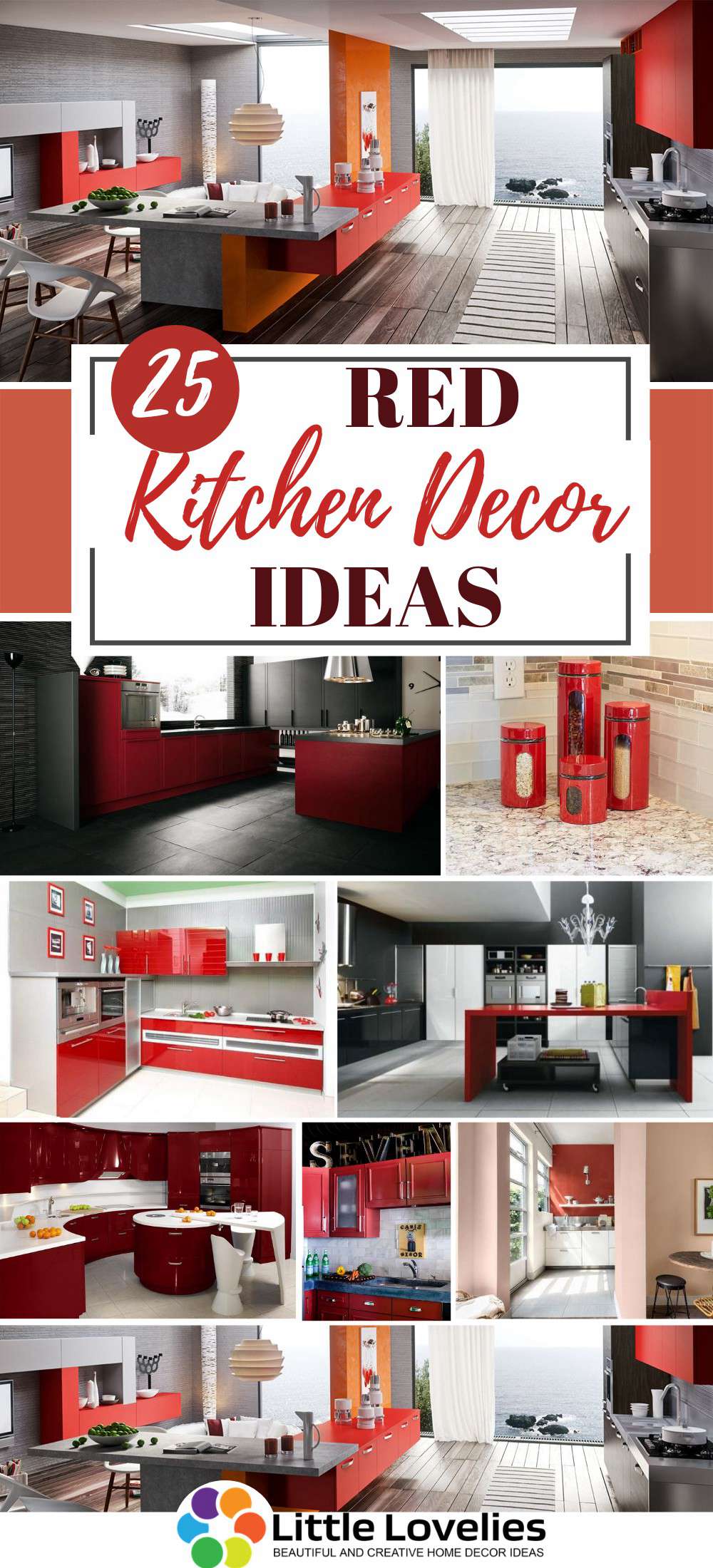 Las Mejores Ideas De Decoración De Cocina Roja