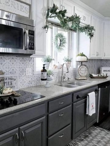 Black and White Kitchen Decor Ideas