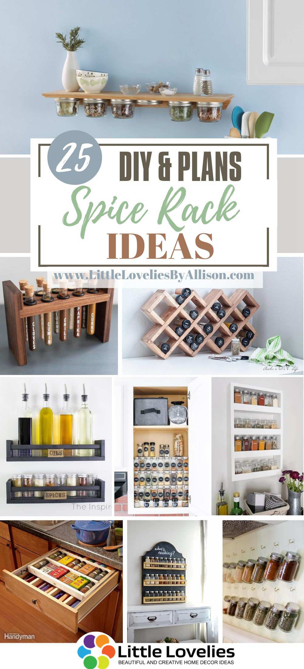 DIY Spice Rack Ideas