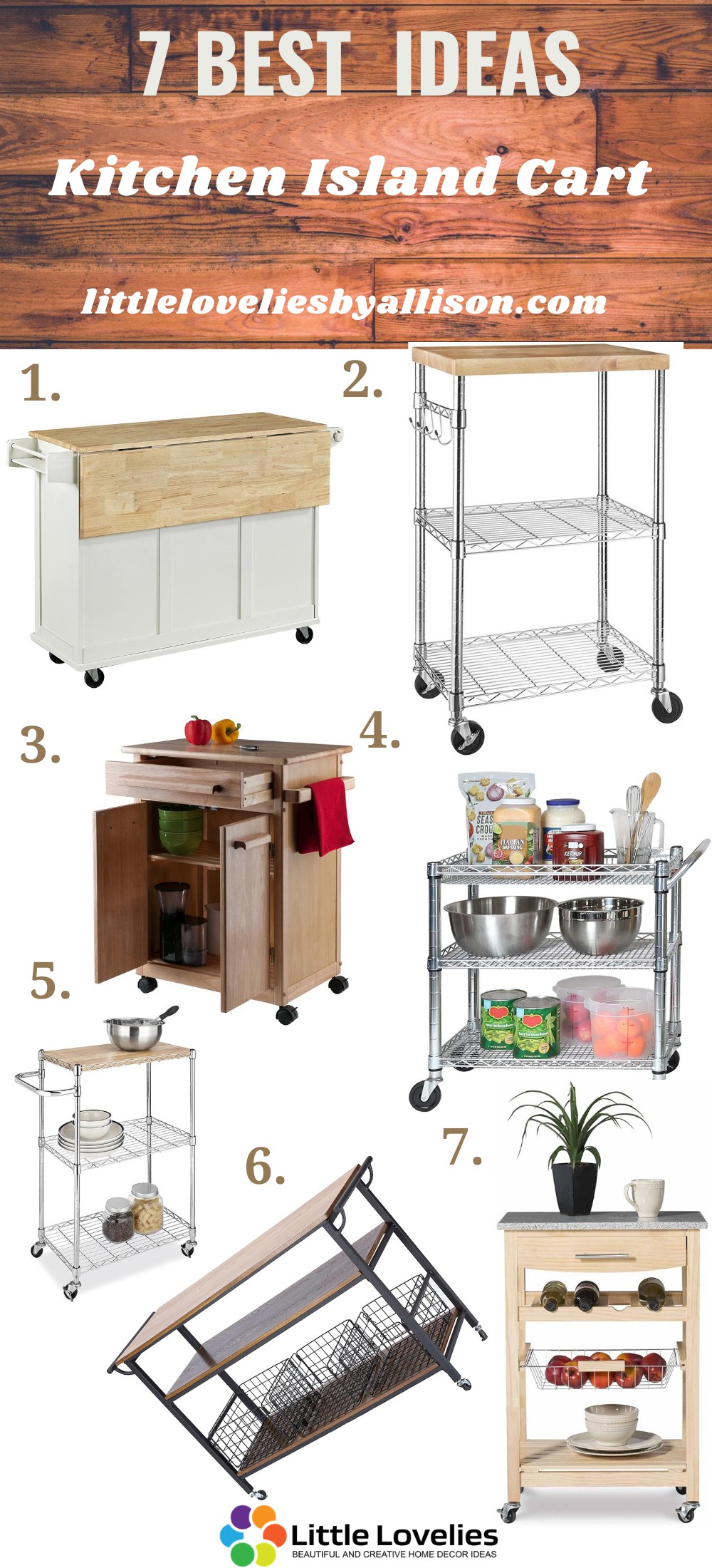 Our Favorite Kitchen cart to buy on Amazon