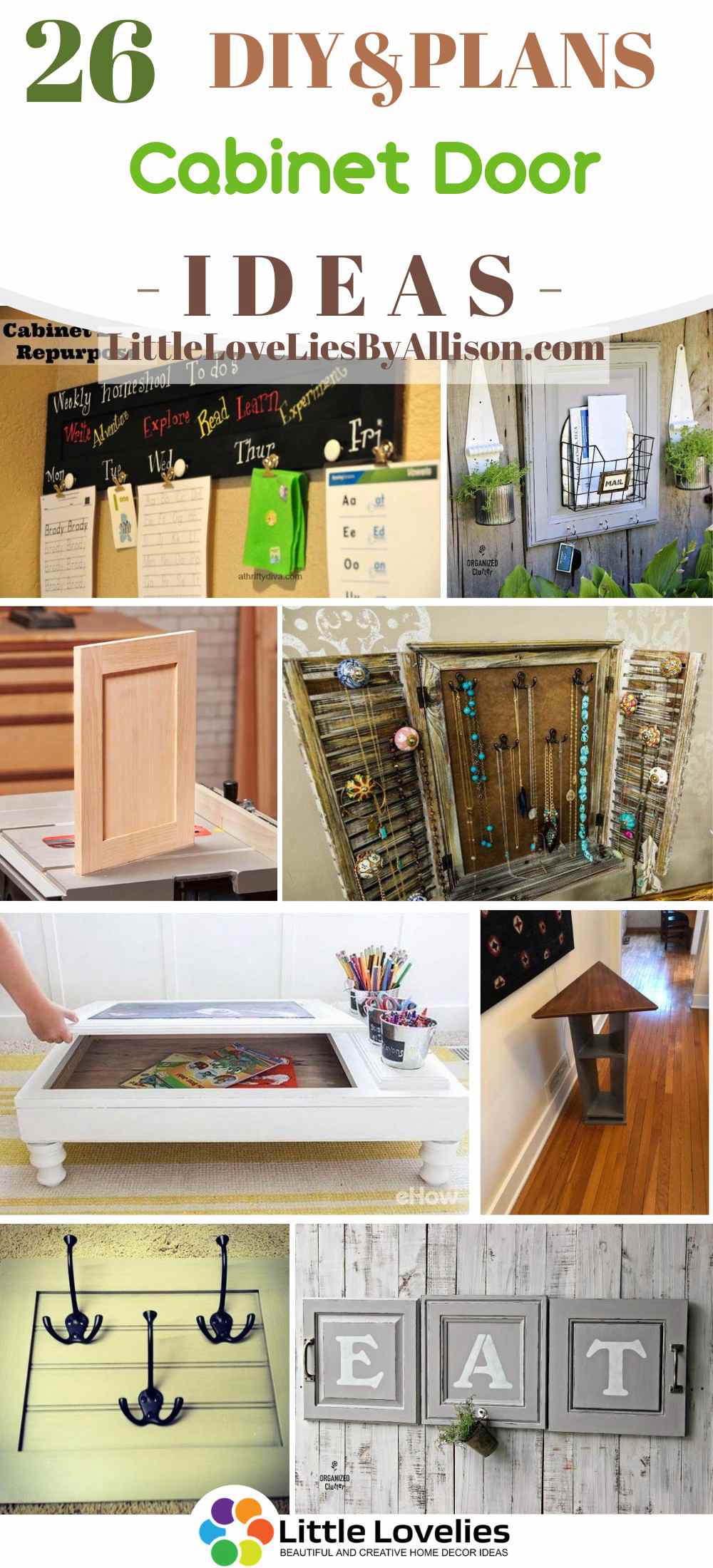 26 Diy Cabinet Door Ideas Repurpose Your Old Cabinet Doors