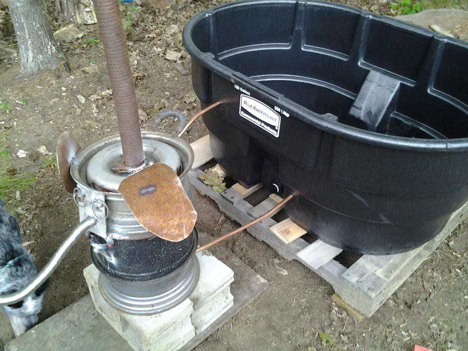 10. Easy DIY Hot Tub