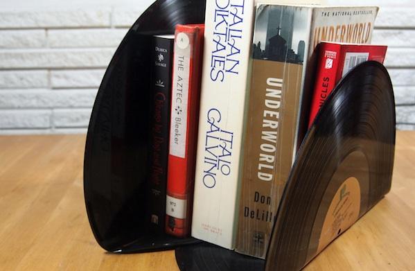 10. How To Make Vinyl-Record Bookends