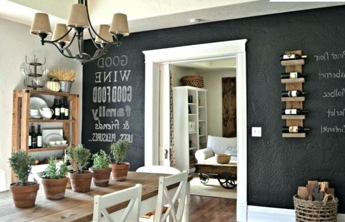 10. Wine Rack Wall Decor