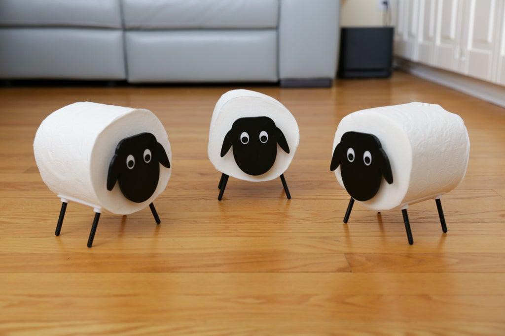 13. DIY Toilet Paper Sheep