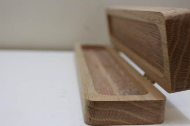 15. CNC Oak Watch Box