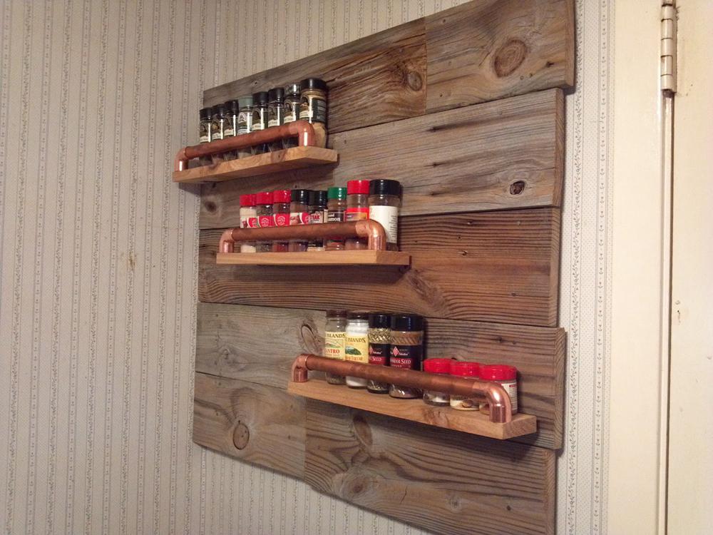 17. Wall Hanging Spice Rack