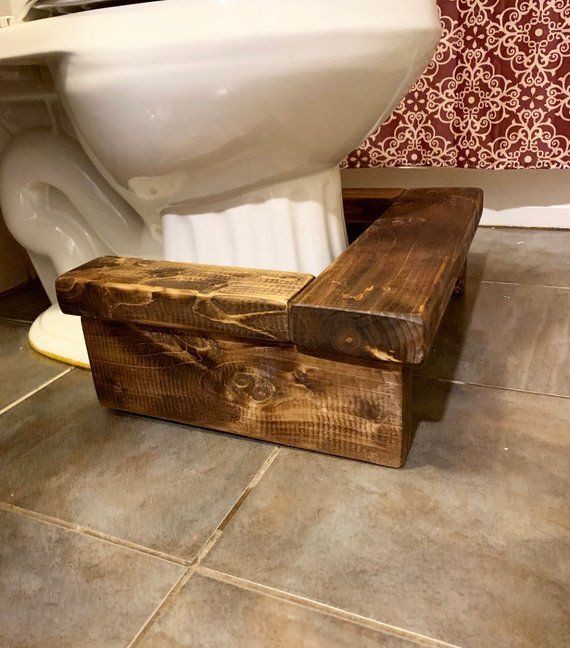 17. Wooden Squatty Potty Toilet Stool