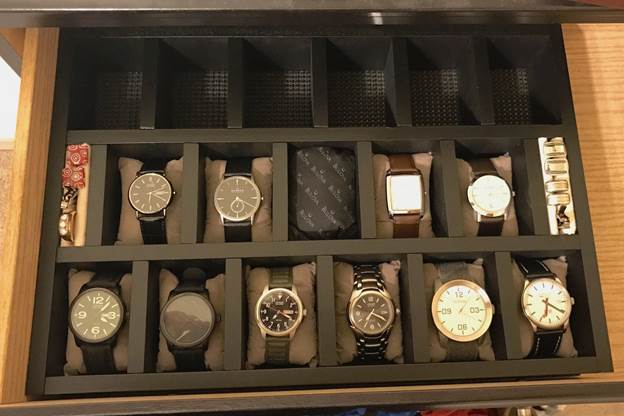 18. DIY Custom Watch Storage Case