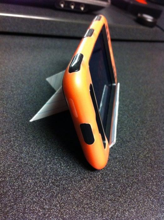 18. Index Card iPhone Stand