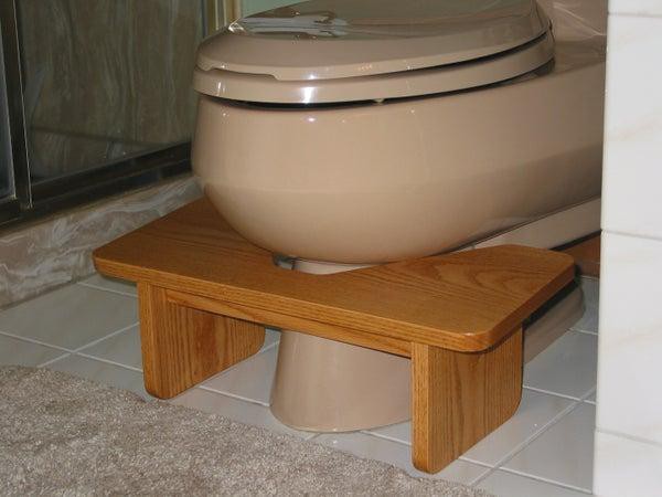 22. DIY Footstool For Toilet