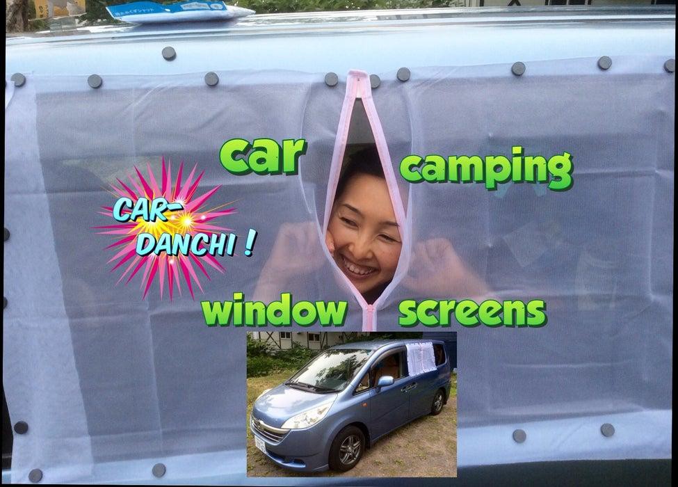 24. Car Camping Window Screen DIY