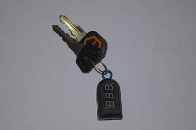 24. DIY Keychain Voltmeter