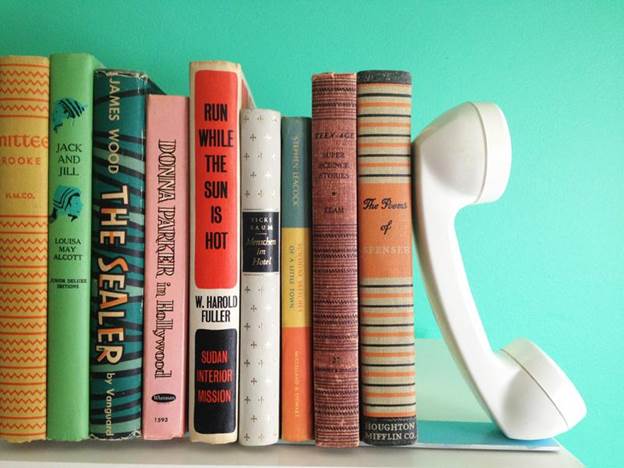 24. DIY Telephone Bookends