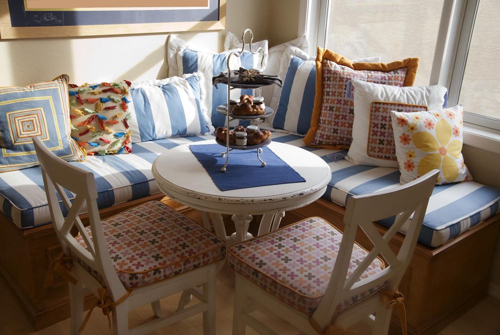 25. Elegante idea del Breakfast Nook