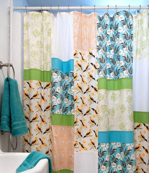 5. DIY Shower Curtain