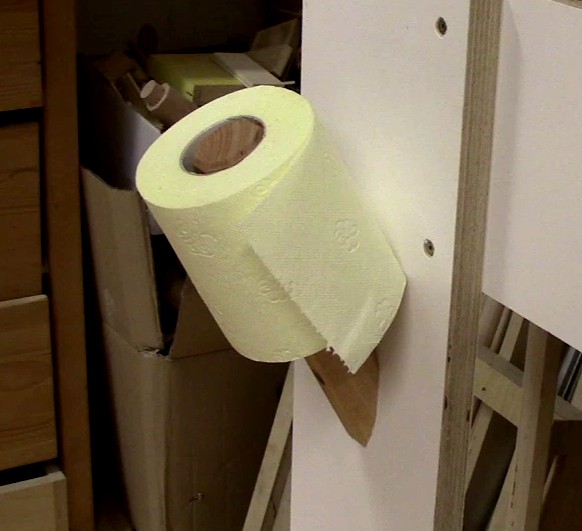 8. Simple Toilet Holder DIY