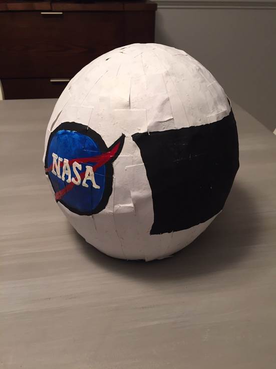 9. DIY Paper Mache Astronaut Helmet