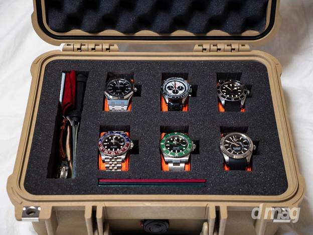 9. DIY Watch box with Pelican Case