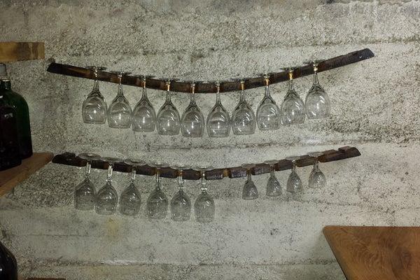 9. DIY Wine Glass Rack