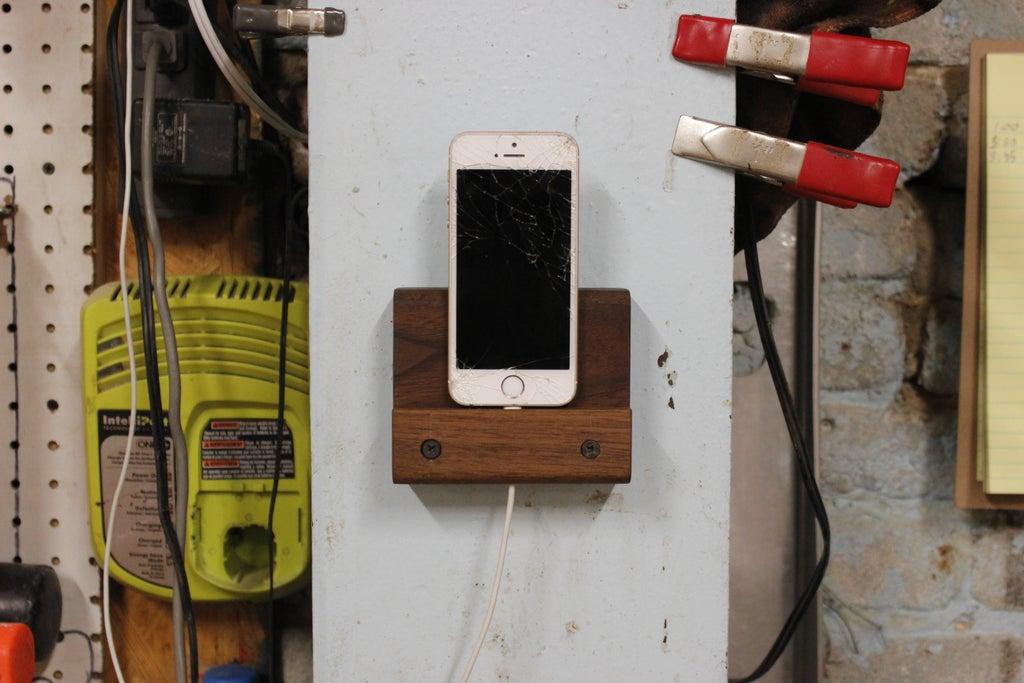 9. Hanging Magnetic iPhone Dock