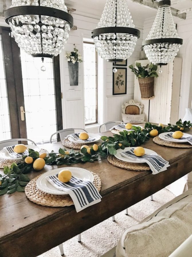 9. Lemon Kitchen Dining Decor