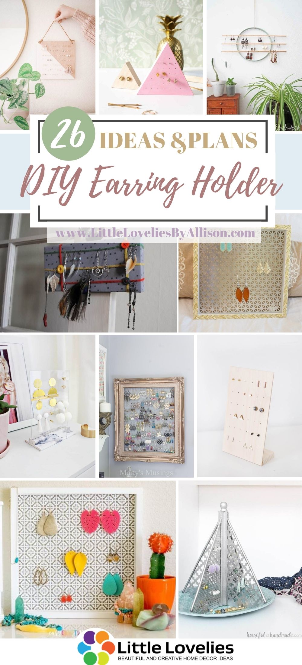 How To Recycle a Cardboard Box Into a DIY Earring Holder