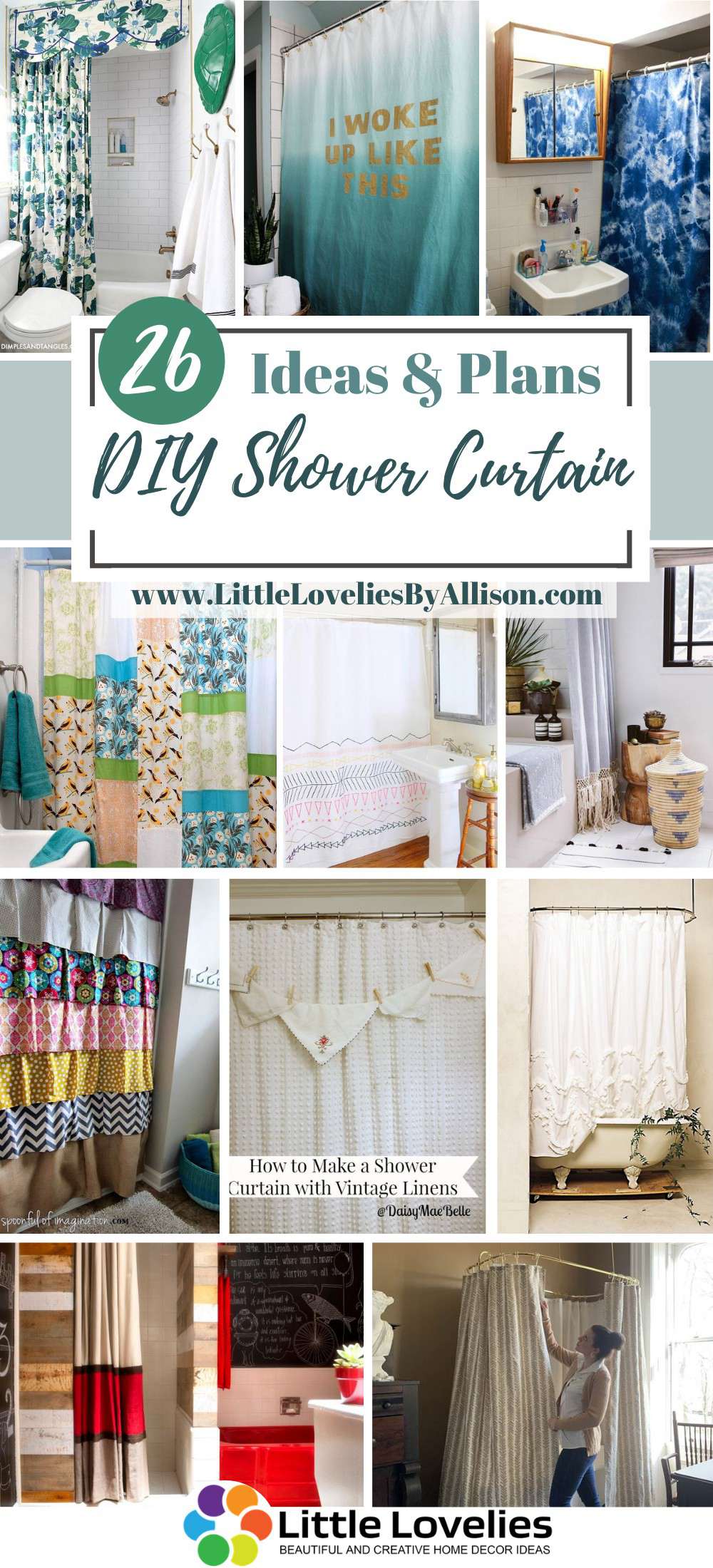 Best DIY Shower Curtain