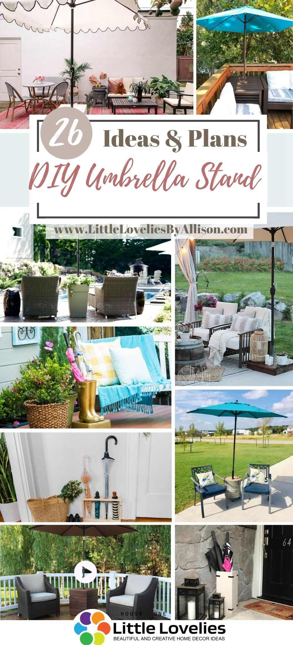 Best DIY Umbrella Stand