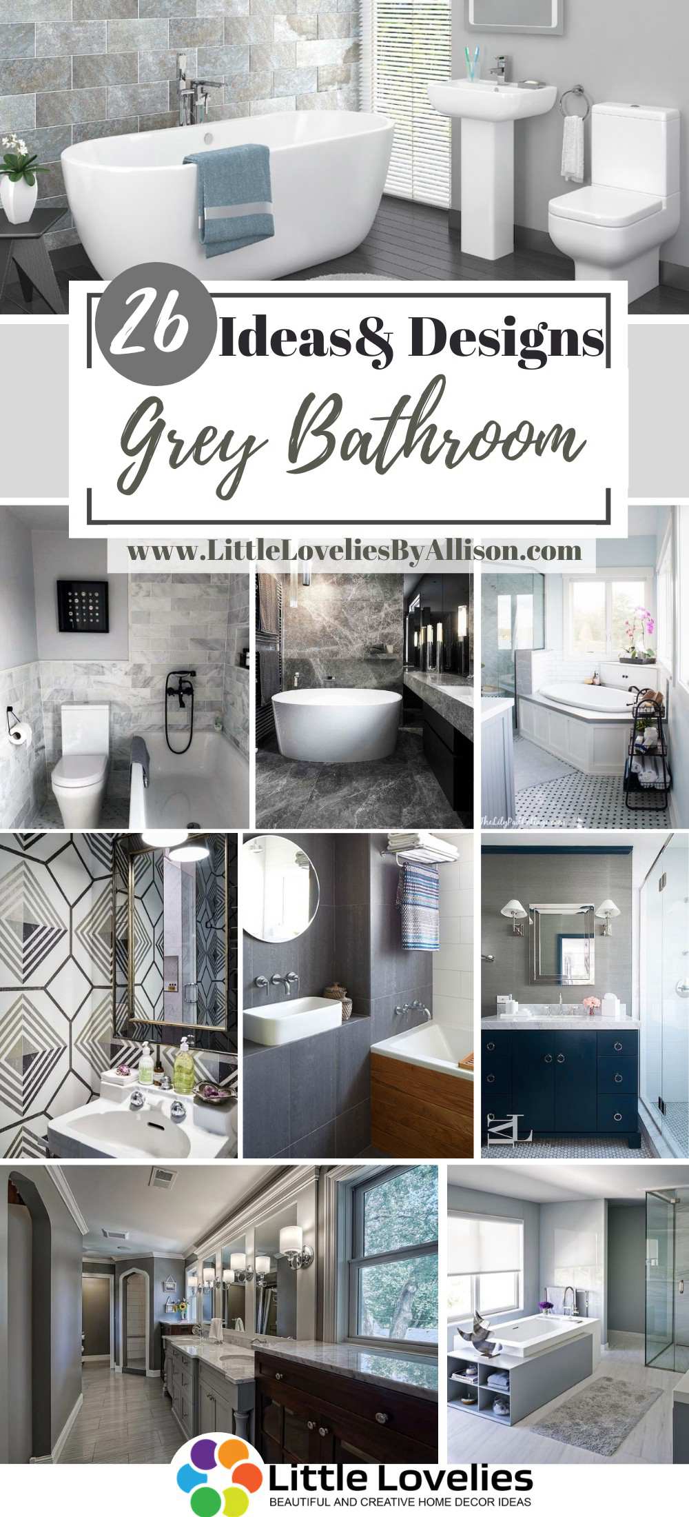 Best Grey Bathroom Ideas