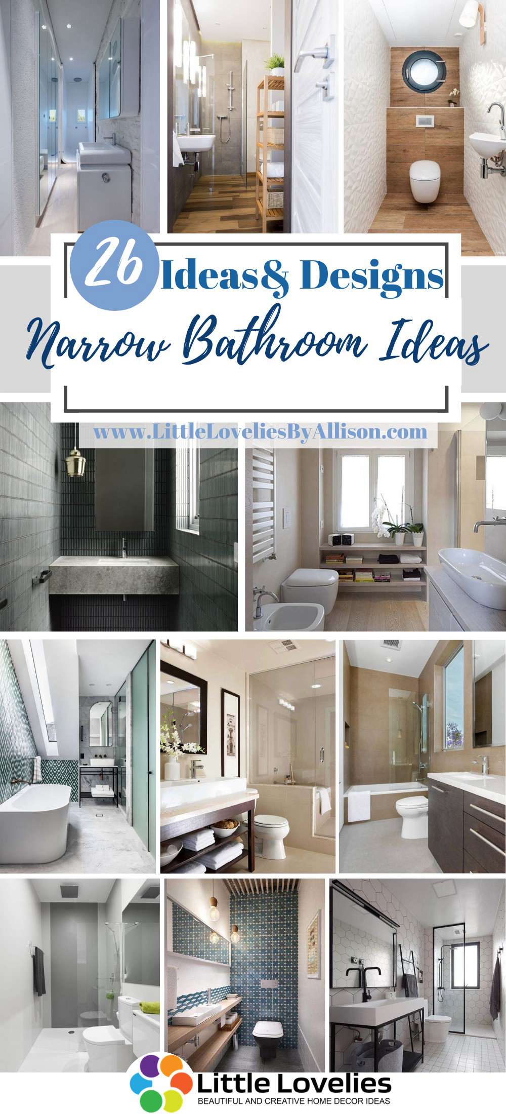 Best Narrow Bathroom Ideas