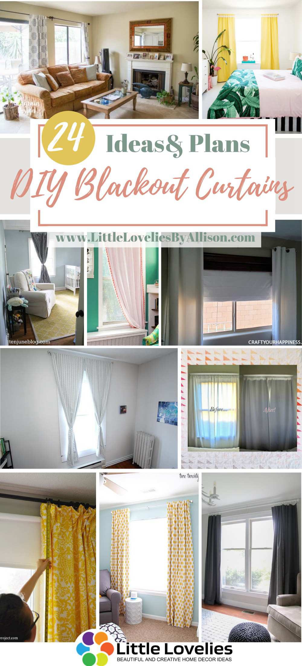 DIY Blackout Curtains