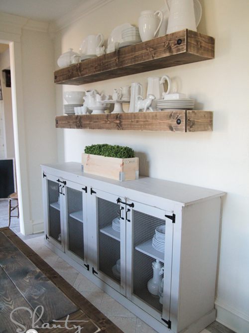 30 Diy Sideboard Ideas Easy, Kitchen Buffet Cabinet Ideas