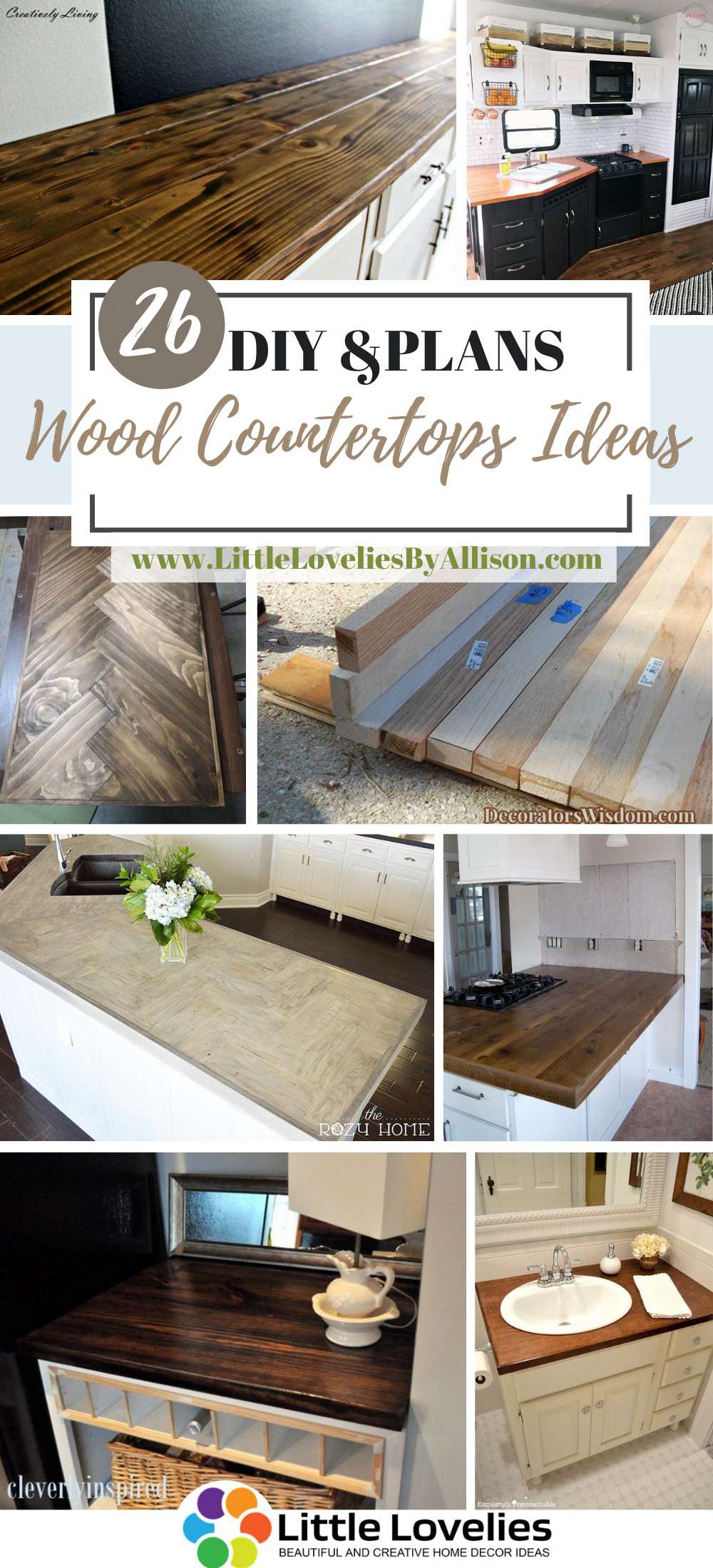 26 Diy Wood Countertops Ideas Plans, How To Diy Wood Countertops