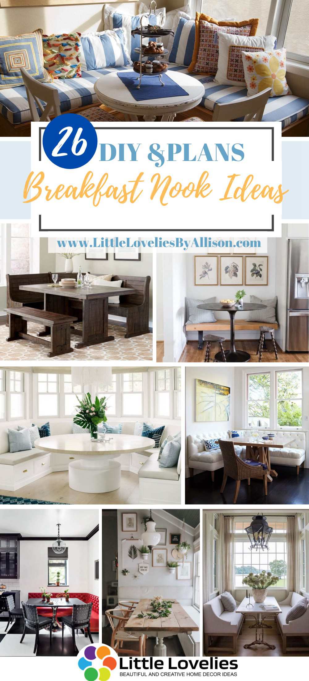 26 DIY Breakfast Nook Ideas Plans How To Build A Kitchen Breakfast Nook