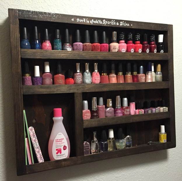 22-DIY-Wood-Nail-Polish-Rack