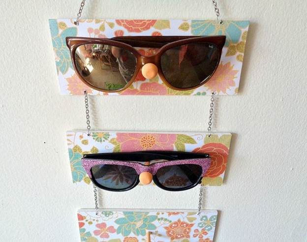 25 DIY Sunglasses Holder - How To Make A Sunglass Organizer