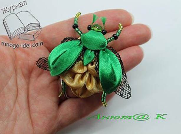 8-DIY-Beetle-From-Satin-Ribbon