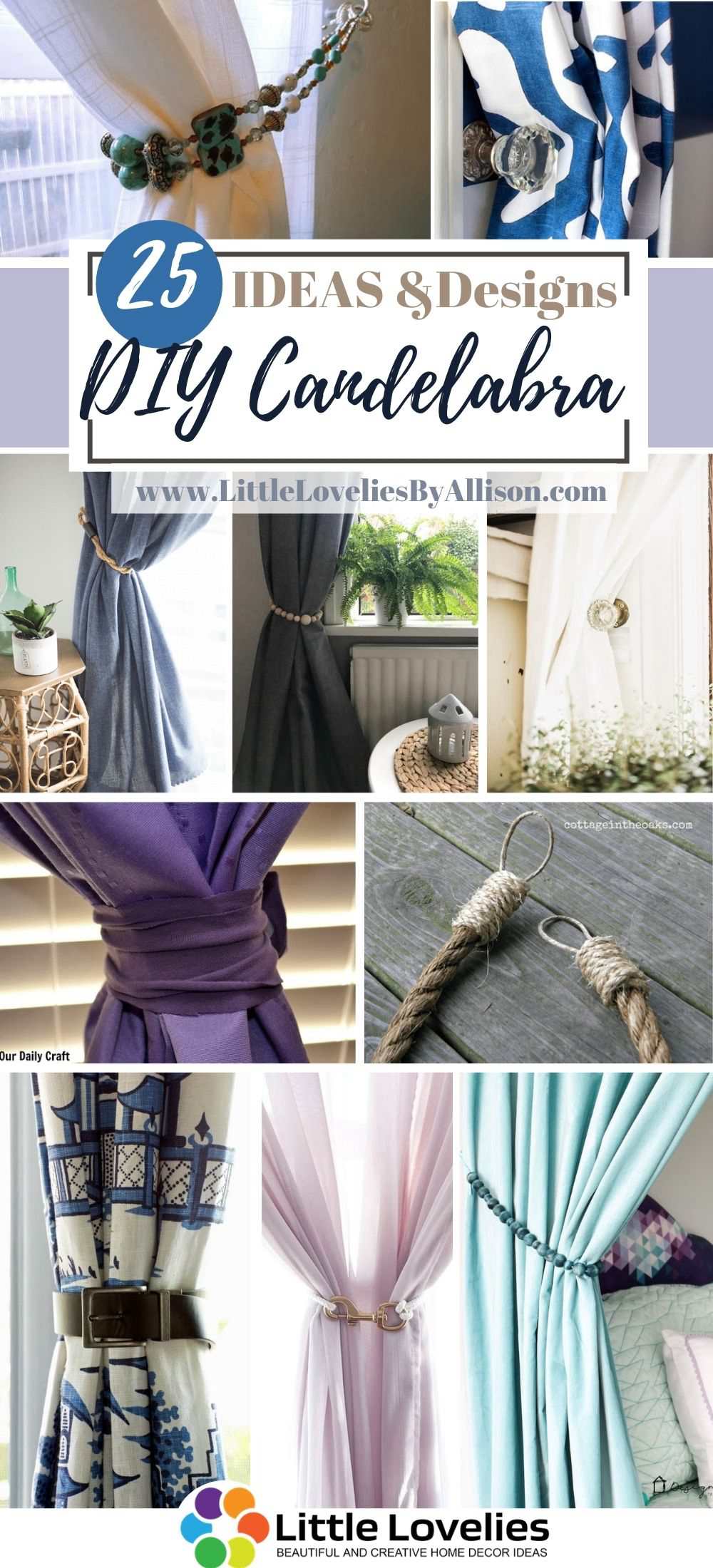 How to tie a Curtain TieBack having Tassels 