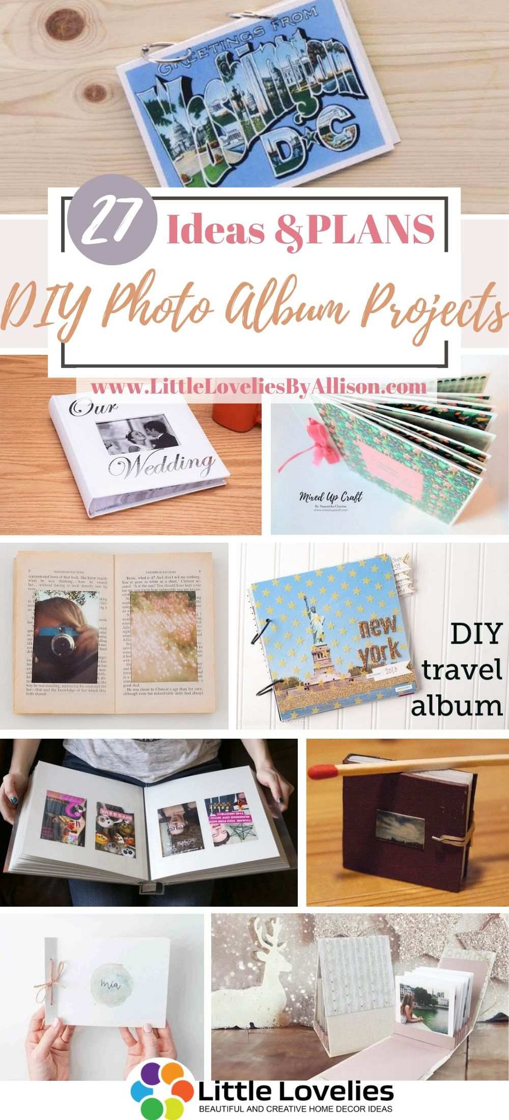 27 Diy Photo Album Projects How To Make A Photo Book