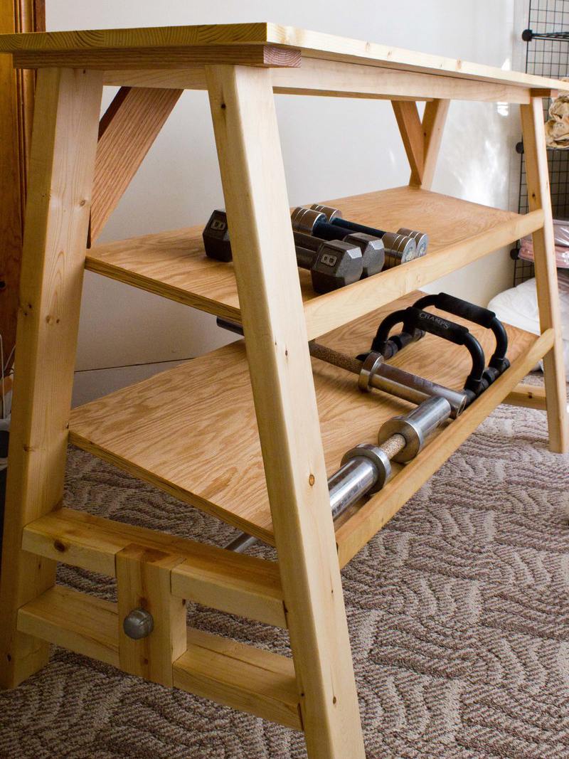 DIY Dumbbell Rack Projects