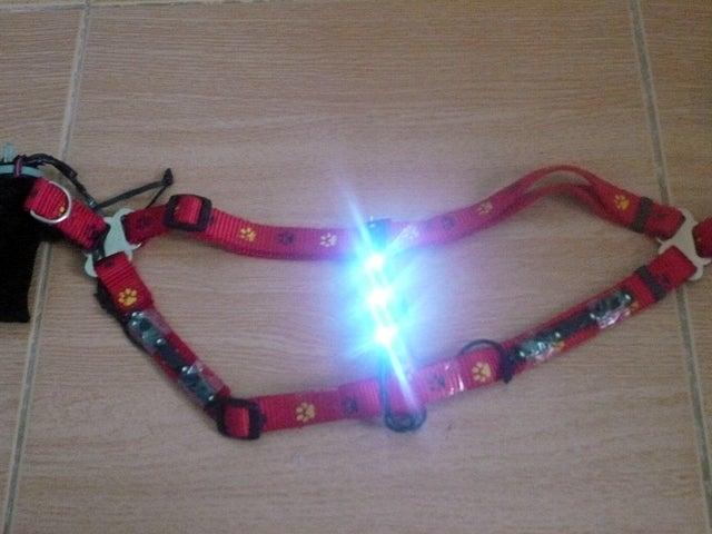 14-DIY-Flashing-LED-Dog-Harness