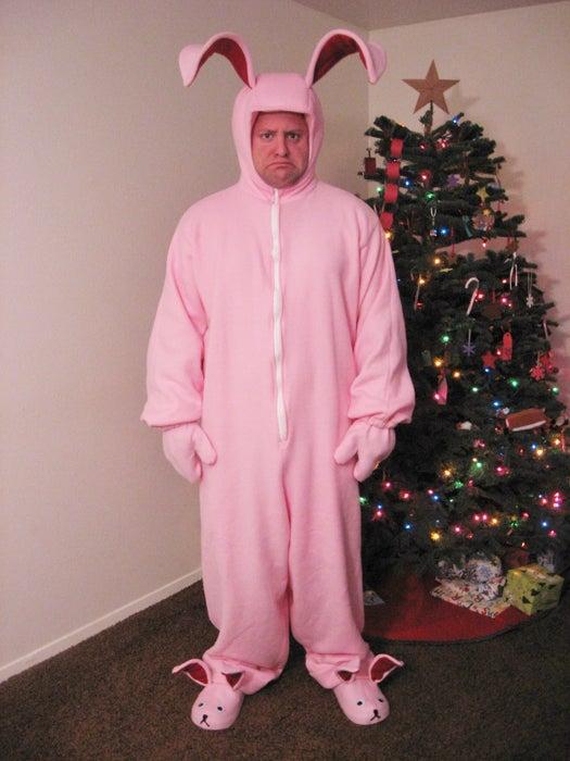 3. DIY Christmas Story Bunny Costume