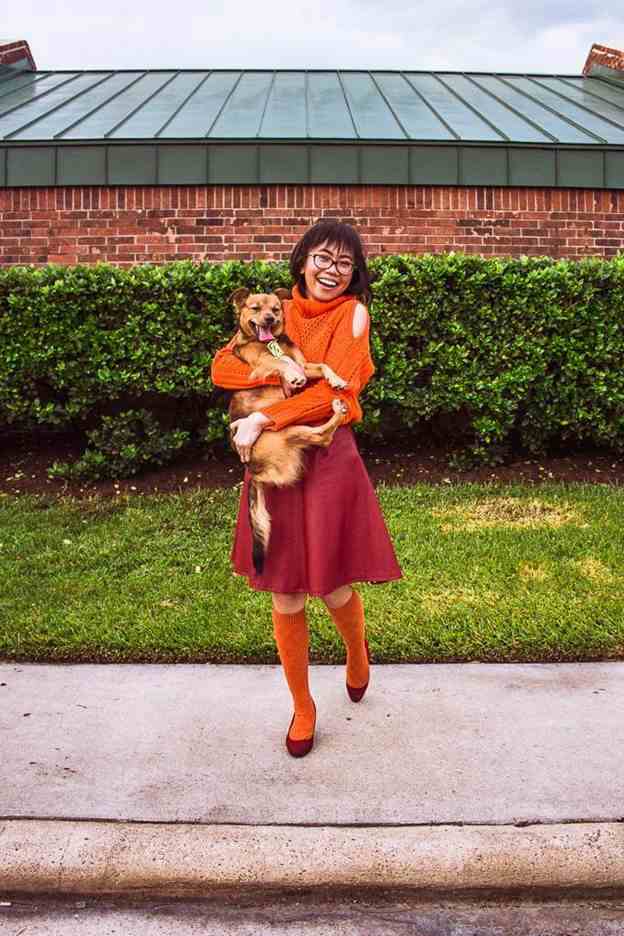 3. DIY Scooby Doo Dog And Owner Costume