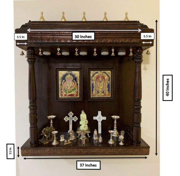 3. DIY Wall Mount Mandir