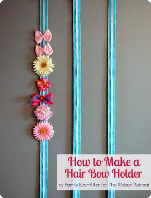 DIY: EASY Frame Hair Bow Holder 