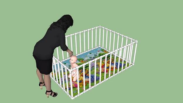 5. DIY PVC Playpen Model