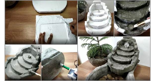 7-DIY-Cement-Water-Fountain-For-Indoor