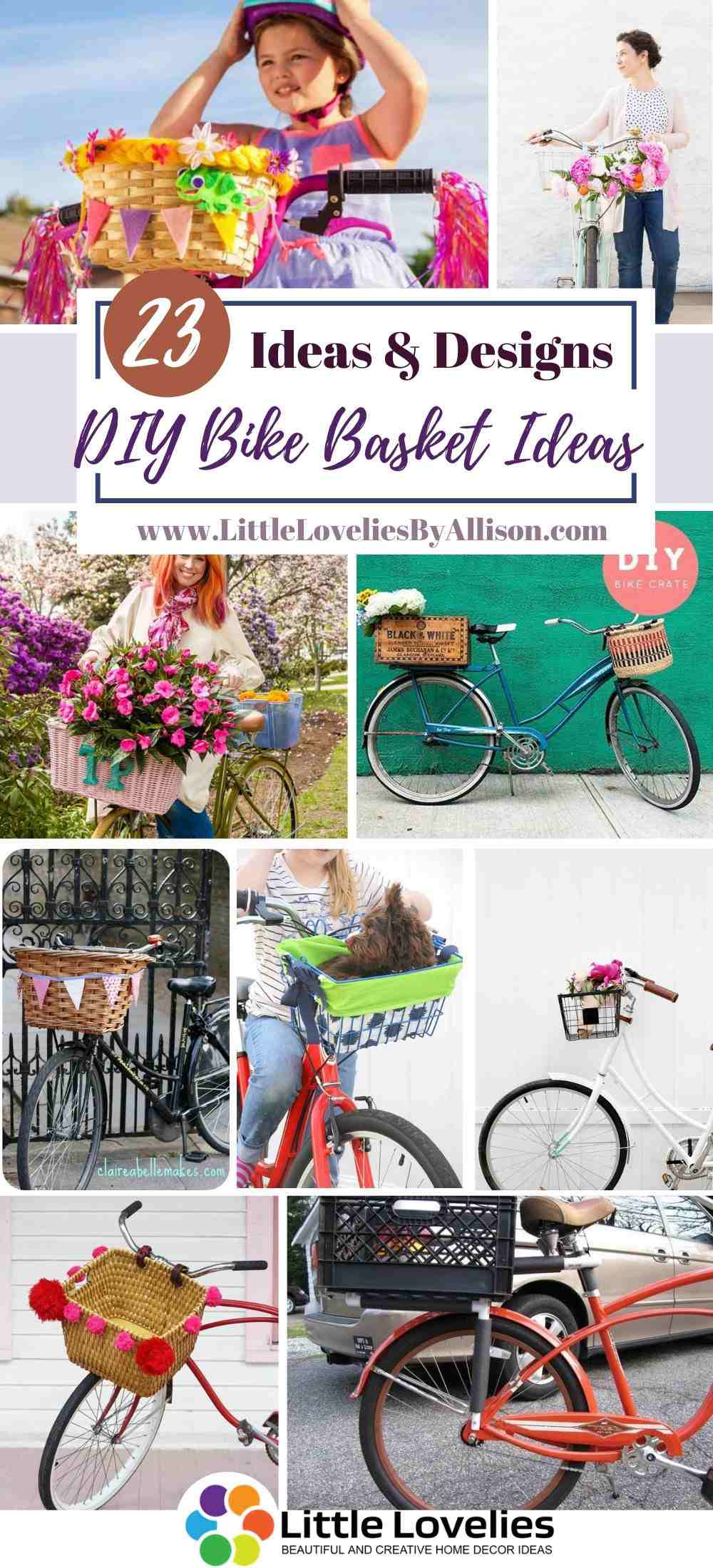 23 Diy Bike Basket Ideas How To Make A Bicycle